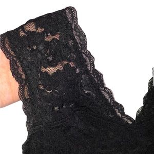 Express Lace V Neck Tank Top Medium